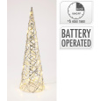 dekorace PYRAMIDA 40cm LED STŘ s časovačem