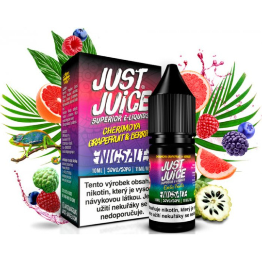 Liquid Just Juice SALT Cherimoya Grapefruit & Berries 10ml - 20mg