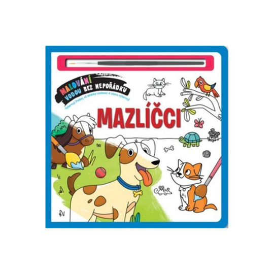 Malování vodou bez nepořádku Mazlíčci