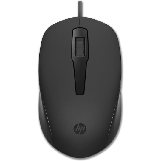 HP 150 Mouse/Kancelářská/Optická/Drátová USB/Černá
