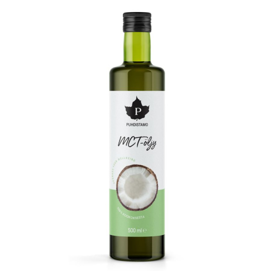 MCT Oil 500 ml (Olej s triglyceridy se středně dlouhým řetězcem)