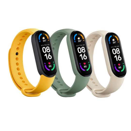 Xiaomi Mi Smart Band 6 Strap(3 pack) Ivory/Olive/Yellow