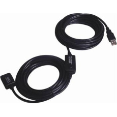 PremiumCord USB 2.0 repeater a prodlužovací kabel A/M-A/F 20m