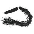 Vibrátor s ocáskem (16cm) - Černý
