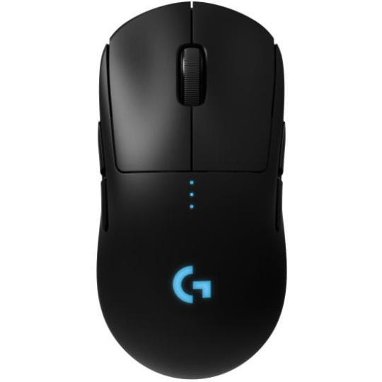Logitech G Pro wireless/Herní/Optická/25 600 DPI/Bezdrátová USB/Černá
