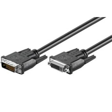 PremiumCord DVI-D prodluž. kabel, dual-link (24+1),MF, 5m