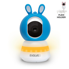 EVOLVEO Baby Monitor LUX- Chytrá 360° videochůvička s nočním viděním, detekcí pláče a pohybu, modrá EVOLVEO Baby Monitor LUX- Chytrá 360° videochůvička s nočním viděním, detekcí pláče a pohybu, modrá