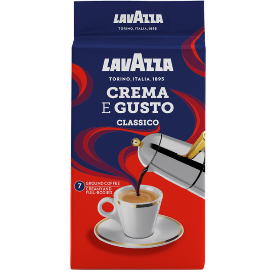 Lavazza Crema e Gusto mletá káva 250 g