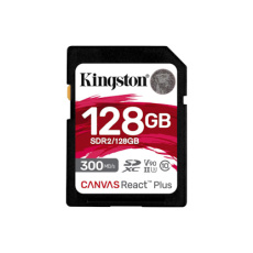 Kingston Canvas React Plus/SDHC/128GB/300MBps/UHS-II U3 / Class 10