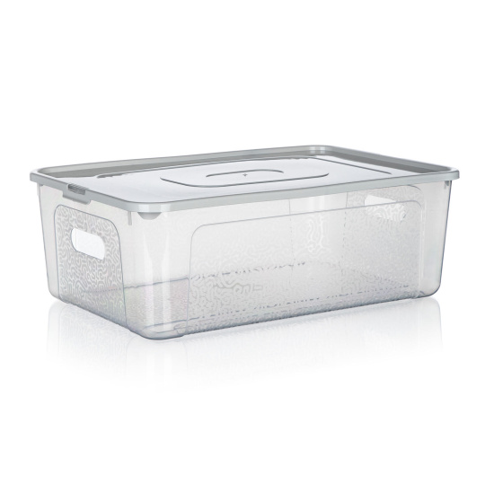box úložný MULTIBOX 11l, 39x26x13cm, víko, klip, PH