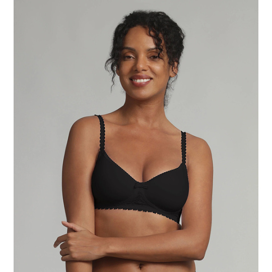 PLAYTEX WIREFREE PADDED BRA - Dámská podprsenka bez kostic - černá