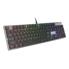Genesis herní mechanická klávesnice THOR 420/RGB/Content Slim Blue/Drátová USB/US layout/Šedá Genesis herní mechanická klávesnice THOR 420/RGB/Content Slim Blue/Drátová USB/US layout/Šedá