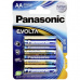 PANASONIC baterie alkalická EVOLTA AA/LR6 ; BL4