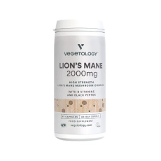 Vegetology Vegan Lion's Mane (Korálovec ježatý) 2000 mg + B-Komplex, 60 kapslí> Vegetology Vegan Lion's Mane (Korálovec ježatý) 2000 mg + B-Komplex, 60 kapslí>