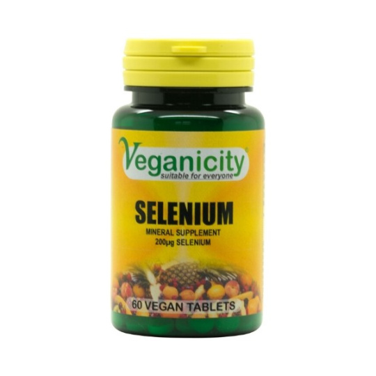 Veganicity Selen 200µg, 60 vegan tablet>