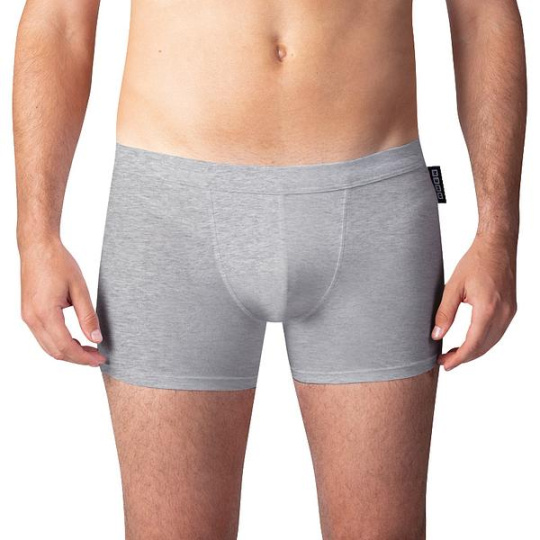 LIGHT COTTON BOXER - Pánské boxerky - šedá
