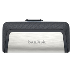 SanDisk Ultra Dual/256GB/USB 3.1/USB-A + USB-C/Šedá
