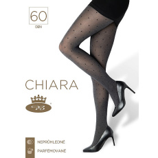 punčochové kalhoty vzorované Chiara 60 DEN