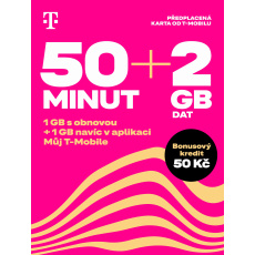 T-Mobile SIM Twist 50 MINUT + 2GB T-Mobile SIM Twist 50 MINUT + 2GB