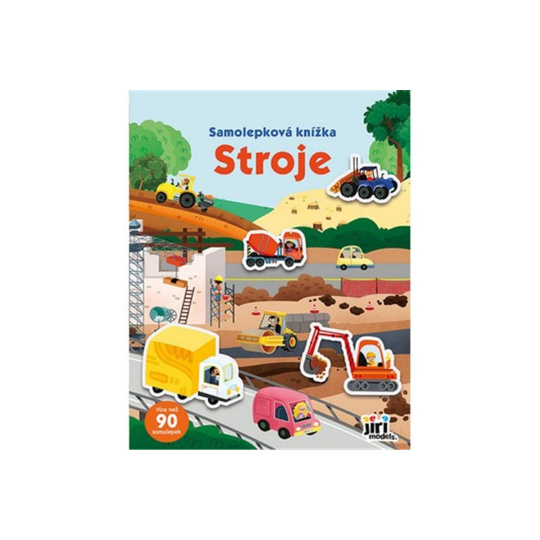 Stroje - Samolepková knížka