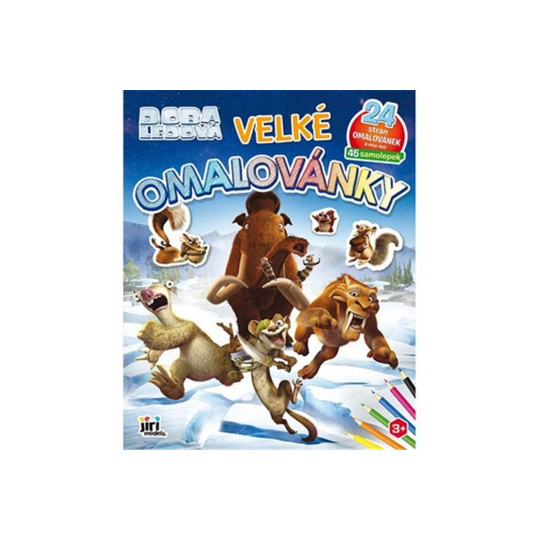 Doba ledová - Velké omalovánky