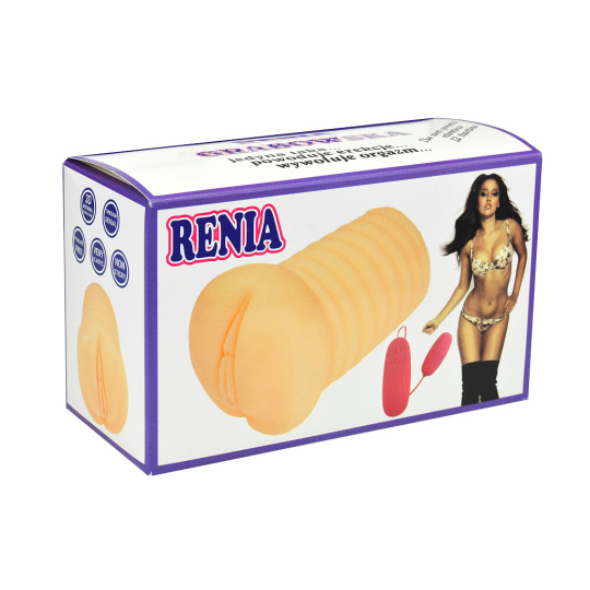 Masturbátor s vibračním vajíčkem (12 funkcí) - Renia