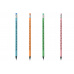 Trojhranná tužka HB s gumou EASY KIDS pastel - Mix barev 1ks