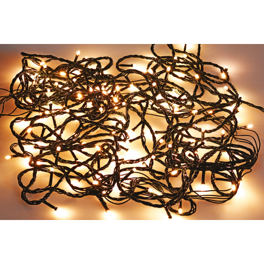 Vnitřní Vánoční LED osvětlení - Teplá bílá 140 LED