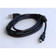 Kabel USB A-MINI 5PM 2.0 1,8m HQ s ferrit. jádrem