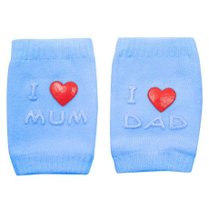 Dětské nákoleníky New Baby s ABS I Love Mum and Dad modré Dětské nákoleníky New Baby s ABS I Love Mum and Dad modré