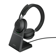 Jabra Evolve2 65/Stereo/USB/BT/Bezdrát/Stand/Černá Jabra Evolve2 65/Stereo/USB/BT/Bezdrát/Stand/Černá