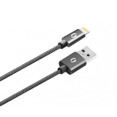 ALIGATOR PREMIUM 2A kabel, Lightning 50cm, černý