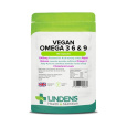 LINDENS Health + Nutrition Vegan Omega 3 6 & 9 1000 mg, 90 kapslí>