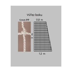 Síť házená bílá 4mm Síť házená bílá 4mm