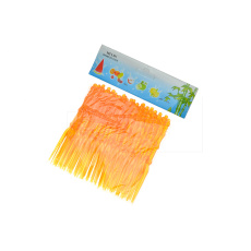 Plastové napichovátka na jednohubky 50ks - Oranžové (11cm)