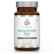 Cytoplan Wholefood Zinc - Zinek z rostlinného zdroje, 60 vegan kapslí>