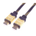 PremiumCord designový HDMI 2.0 kabel, zlacené konektory, 2m