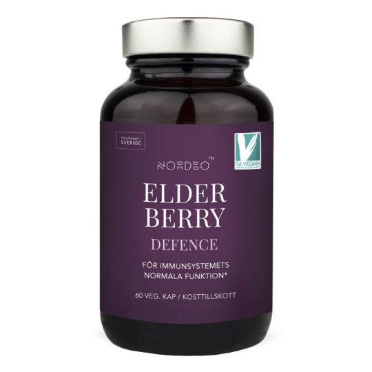 Elderberry Defence 60 kapslí (Extrakt z černého bezu + vit. C + zinek)