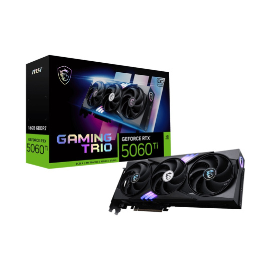 MSI GeForce RTX 5060 Ti TRIO/Gaming/OC/16GB/GDDR7