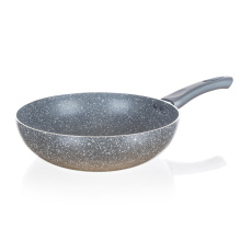 pánev WOK 28cm nepřiln.povrch CUISINO GRANITE GREY pánev WOK 28cm nepřiln.povrch CUISINO GRANITE GREY