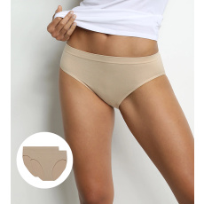 DIM SEAMLESS MAXI BRIEF 2x - Dámské bezešvé kalhotky 2 ks - tělová