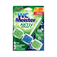 WC blok MEISTER 45g vůně lesa barvící WC blok MEISTER 45g vůně lesa barvící