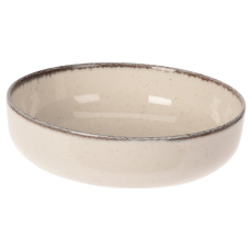 miska 15cm porcelánová BÉŽ, HN lem