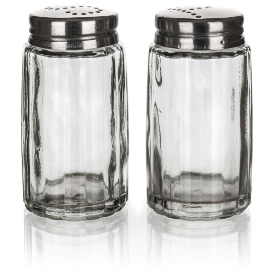 slánka a pepřenka MONO 40ml sklo/nerez sada 2díl.