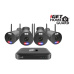 iGET HGNVK109104 - kamerový Wi-Fi set, 3K rozlišení, 10CH NVR + 4x kamera se zvukem, IR + LED,CZ app