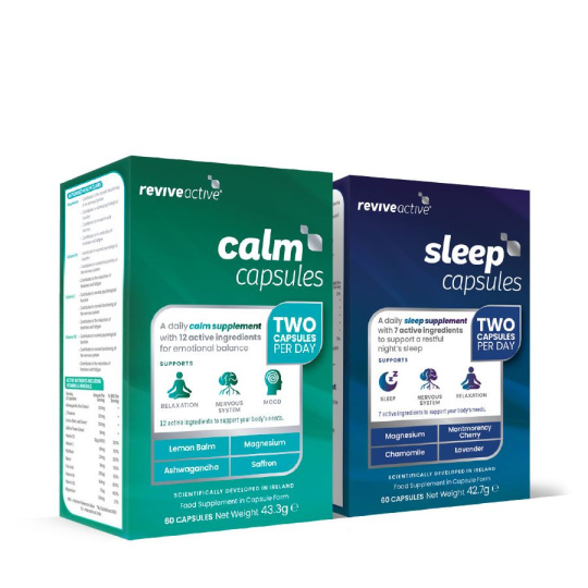1. Balíček Calm 60 kapslí + Sleep 60 kapslí