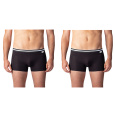 COTTON STRETCH BOXER 2x - Dvojbalení bavlněných boxerek - černá