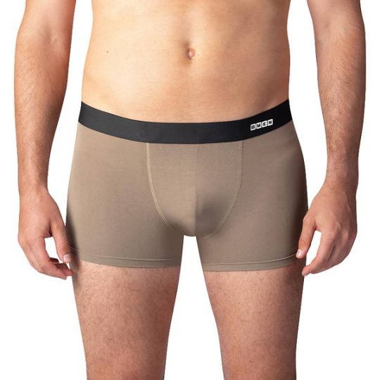 BAMBUS BOXER - Pánské bambusové boxerky - khaki