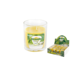 Citronella vonná svíčka proti komárům ve skle 50 g