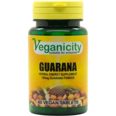 Veganicity Guarana 750 mg, 60 vegan tablet>